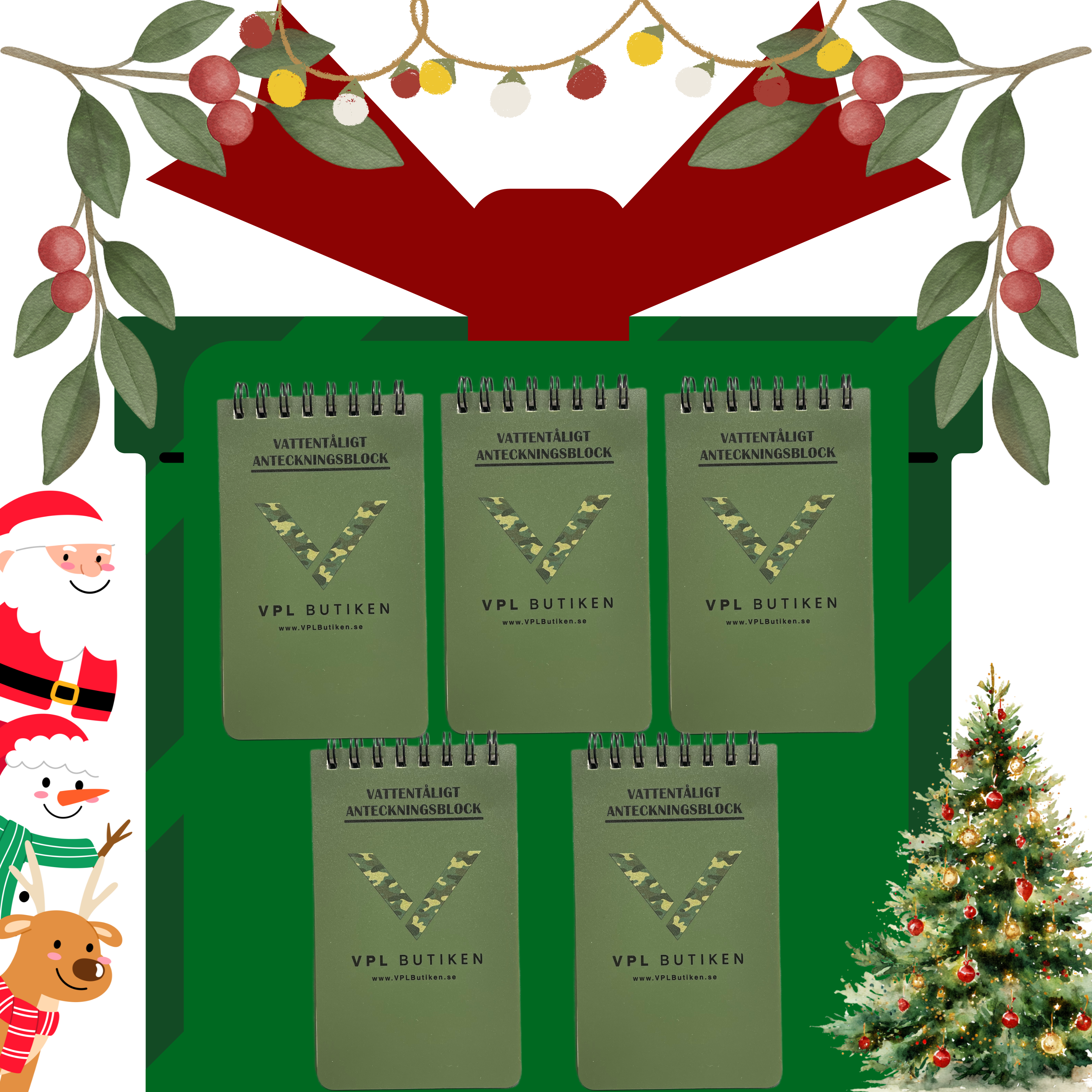 Vattentåliga klappen 🎁